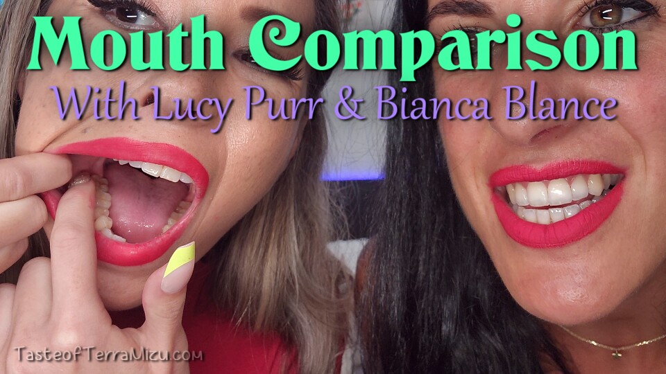 Mouth Comparison - Lucy Purr & Bianca Blance