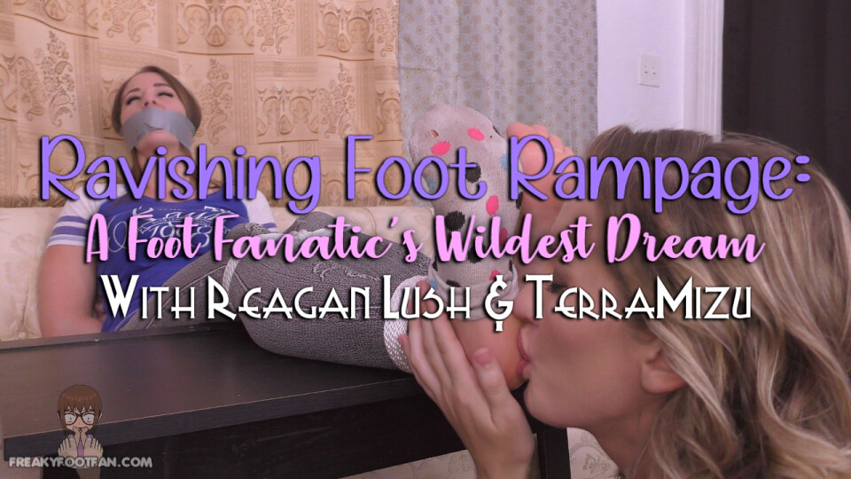 Ravashing Foot Rampage: A Foot Fanatic's Wildest Dream - Reagan Lush & TerraMizu