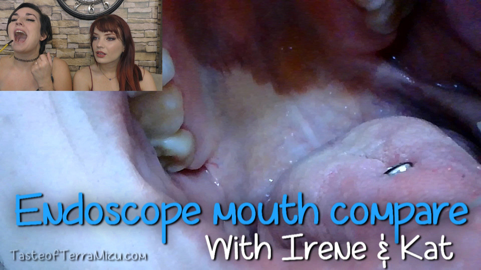 Endoscope Mouth Compare - Irene Silver & Kat VanWylder