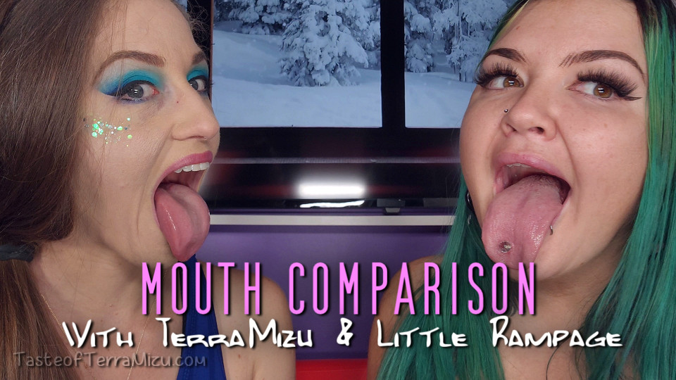 Mouth Comparison - TerraMizu & Little Rampage